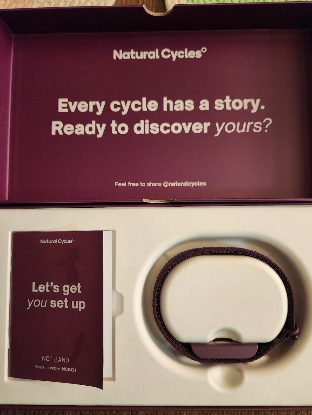 Natural Cycles Wearable Band